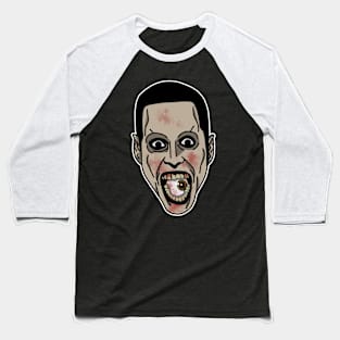 Zombie Face Baseball T-Shirt